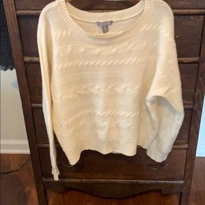 Cashmere by Charter Club size X-L  cream sweater